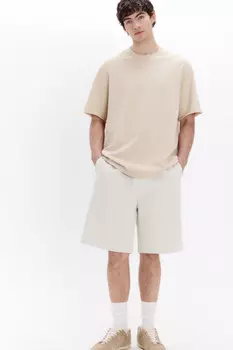 Шорты трикотажные из хлопкового футера