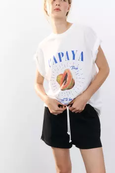 Шорты трикотажные на завязках