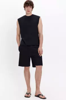 Шорты трикотажные с обрезанными краями