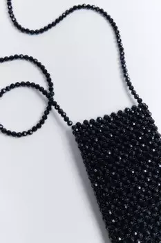 Сумка-чехол для телефона из бусин