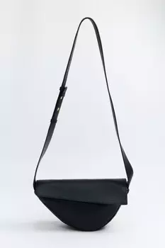 Сумка на плечо асимметричной формы
