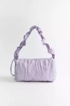 Сумка на плечо текстильная с оборками