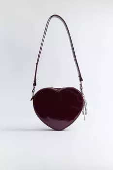 Сумка на плечо в виде сердца