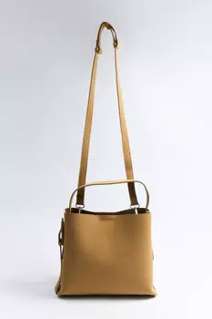 Сумка прямоугольная из искусственной замши