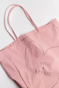 Сумка-шопер с надписью