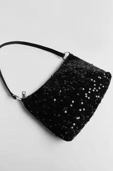 Сумка текстильная с пайетками
