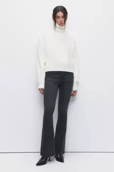 Свитер RibSweater толстой вязки с воротником