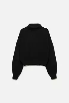 Свитер RibSweater толстой вязки с воротником
