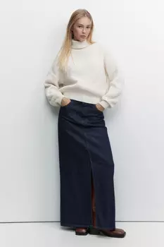 Свитер RibSweater толстой вязки с воротником
