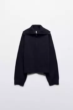 Свитер с воротником на молнии