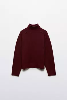 Свитер с воротником-стойкой