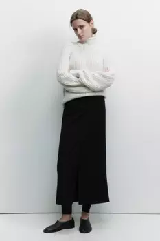 Свитер крупной фактурной вязки