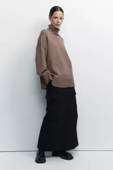 Свитер SWEATER свободный с боковыми разрезами