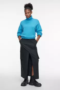 Свитер SWEATER свободный с боковыми разрезами