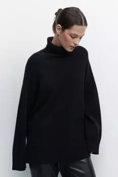 Свитер SWEATER свободный с боковыми разрезами