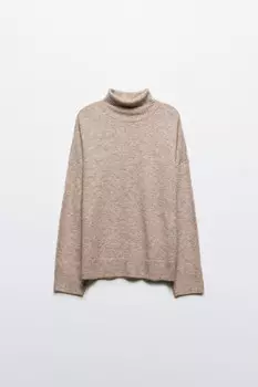 Свитер свободный с воротником