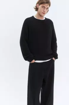 Свитер вязаный хлопковый с рукавами-реглан