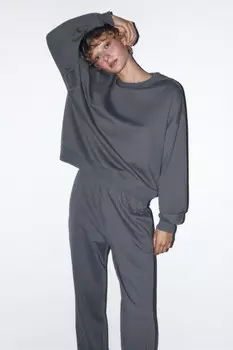 Свитшот базовый из хлопкового футера