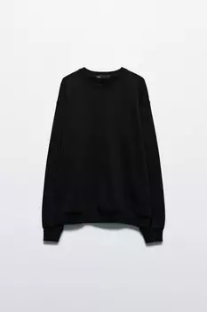 Свитшот базовый свободного кроя