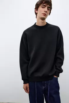 Свитшот из гладкого неопрена