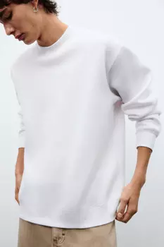 Свитшот из гладкого неопрена