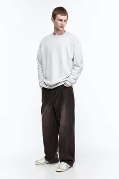 Свитшот oversize базовый из футера