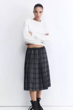 Свитшот укороченный базовый из футера