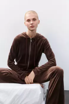 Толстовка домашняя из велюра