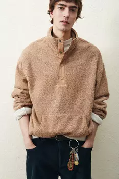 Толстовка флисовая с карманом