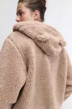 Толстовка флисовая с ушками на капюшоне