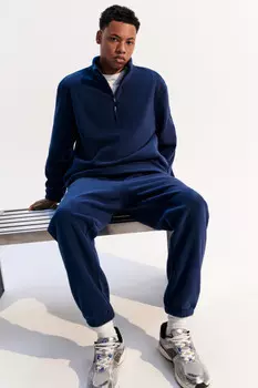 Толстовка half zip из флиса