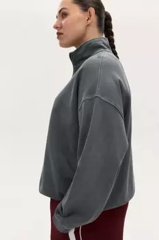 Толстовка half zip из футера