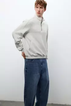 Толстовка half zip из футера
