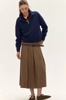 Толстовка half zip из футера