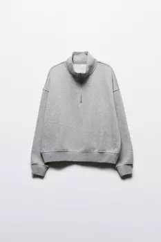 Толстовка half zip утепленная на флисе
