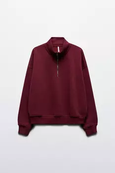 Толстовка half zip утепленная на флисе