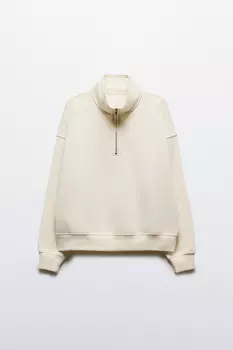 Толстовка half zip утепленная на флисе