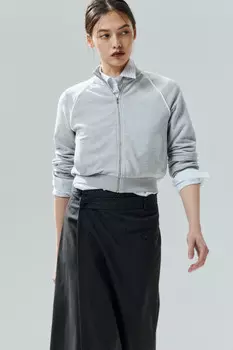 Толстовка на молнии с лампасами