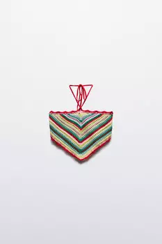 Топ-бандана ажурный с завязками