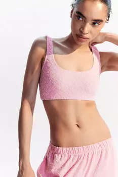 Топ-бюстгальтер пляжный фактурный