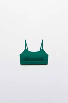 Топ-бюстгальтер спортивный на бретельках