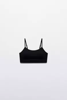 Топ-бюстгальтер спортивный на бретельках
