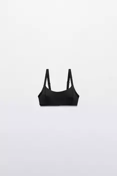 Топ-бюстгальтер спортивный на бретельках