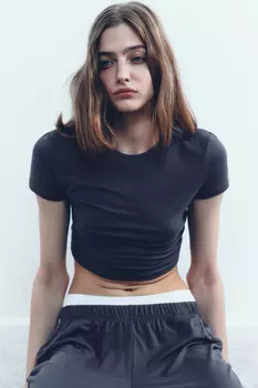 Топ-футболка домашний из трикотажа