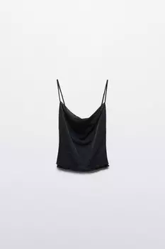 Топ из сетки с волнистыми краями