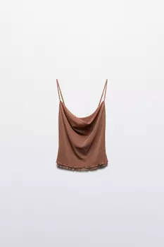 Топ из сетки с волнистыми краями