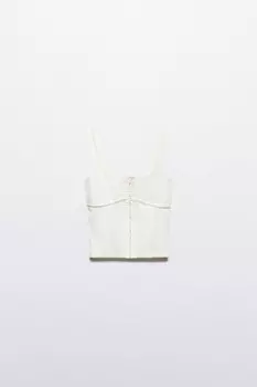 Топ-корсет на широких бретелях