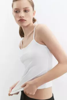 Топ-майка MEGAN базовый на тонких бретелях