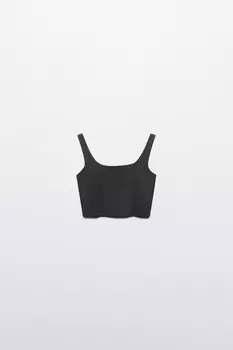 Топ-майка облегающий с вырезом-каре