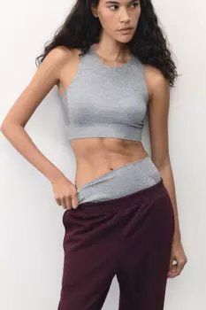 Топ-майка спортивный бесшовный